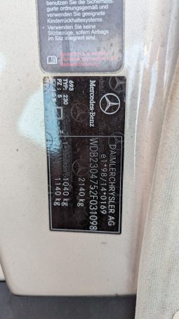 
										Mercedes SL500 Cabrio Auto R230 series 2002 GENUINE LOW MILEAGE Freshly serviced fully checked SKU898 full									