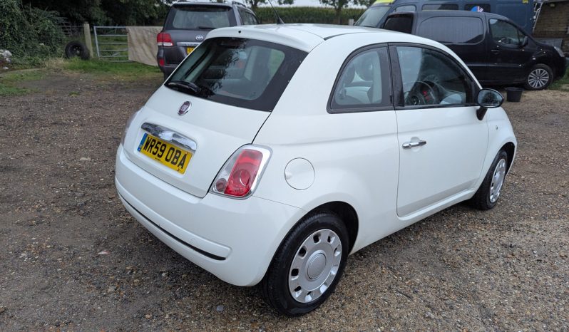 
								Fiat 500 Pop 2009 White only tax £35, 65.7MPG  SKU902 full									