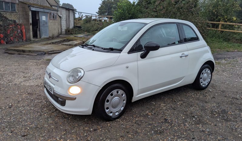 
								Fiat 500 Pop 2009 White only tax £35, 65.7MPG  SKU902 full									