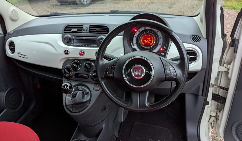 
								Fiat 500 Pop 2009 White only tax £35, 65.7MPG  SKU902 full									