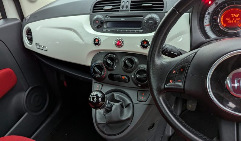 
								Fiat 500 Pop 2009 White only tax £35, 65.7MPG  SKU902 full									