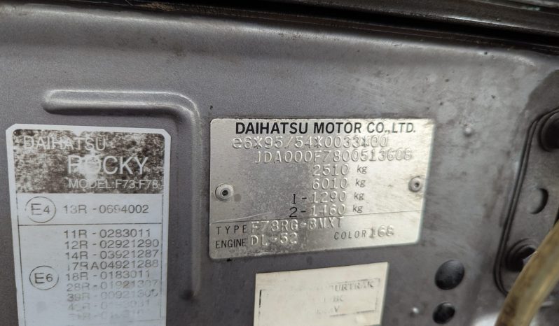 
								Daihatsu Fourtrack Independent TDX ROCKY 1998 UK Supplied   SKU920 full									
